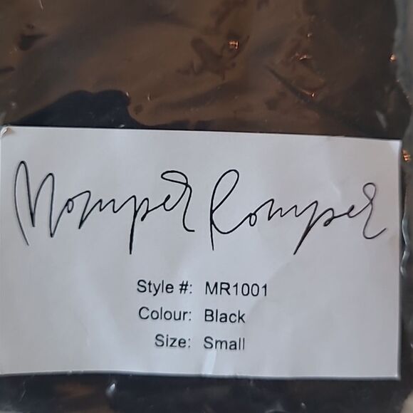 Momper Romper Black Small NWT in packaging‎ - Picture 7 of 8